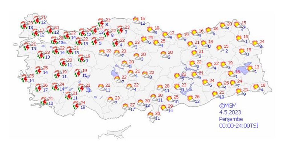 Sıcaklıklar düşüyor! 22 il için sarı kodlu uyarı (Bugün hava nasıl olacak?) - 11