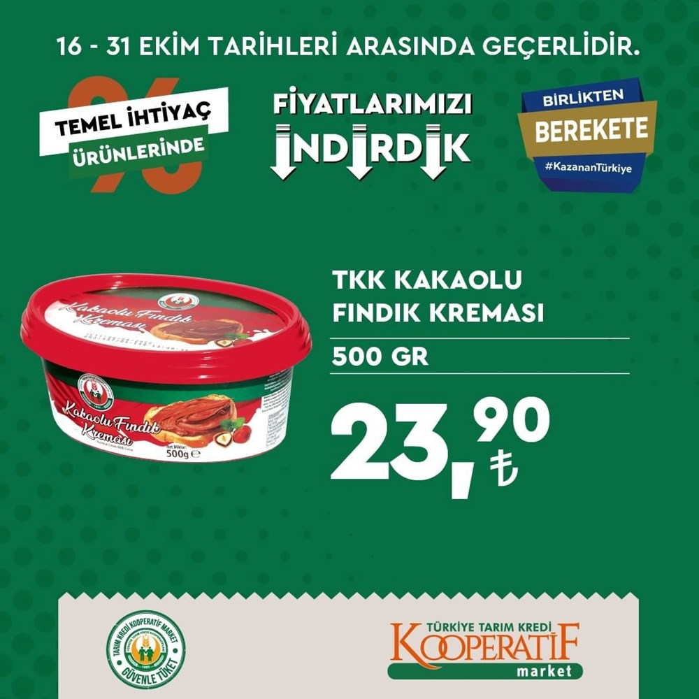 Tarım Kredi Kooperatif Market temel ihtiyaç ürünlerinde büyük indirimler (17-31 Ekim güncel indirimli ürünler kataloğu) - 30