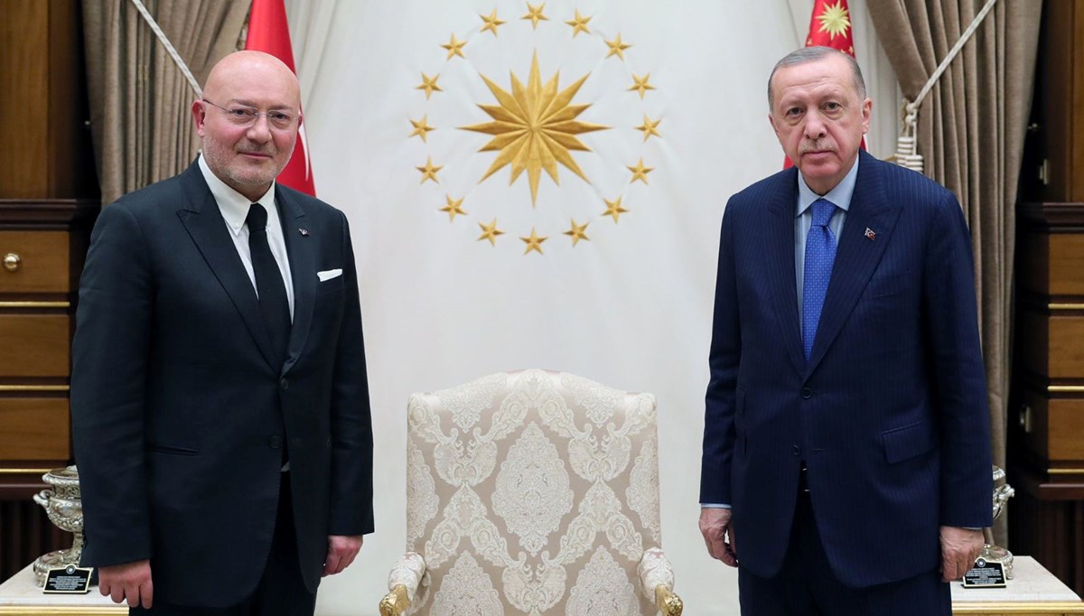 Cumhurbaşkanı Erdoğan, Ferit Şahenk ve Ali Koç'u kabul etti