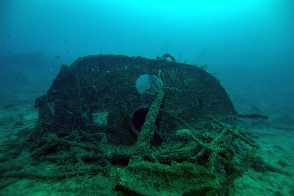 1. Dünya Savaşı'nın bitişinin 103. yılında Çanakkale'deki batık görüntülendi - 19