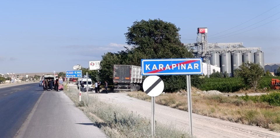 Konya'da facia: TIR'da feci şekilde can verdi - 1