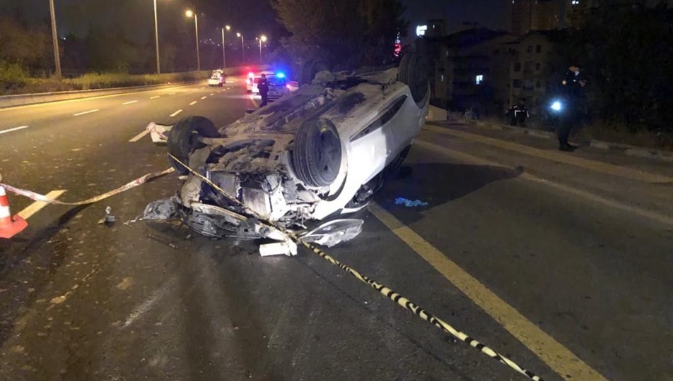 Başkent’te otoyolda kanlı hesaplaşma: 1 ölü 1 yaralı