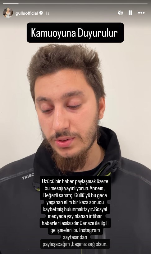 Ünlü sanatçının oğlunun Instagram hesabından yaptığı açıklama