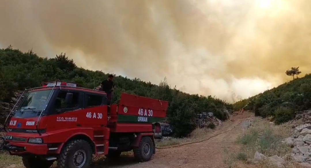 Gaziantep Nurdağı orman yangını