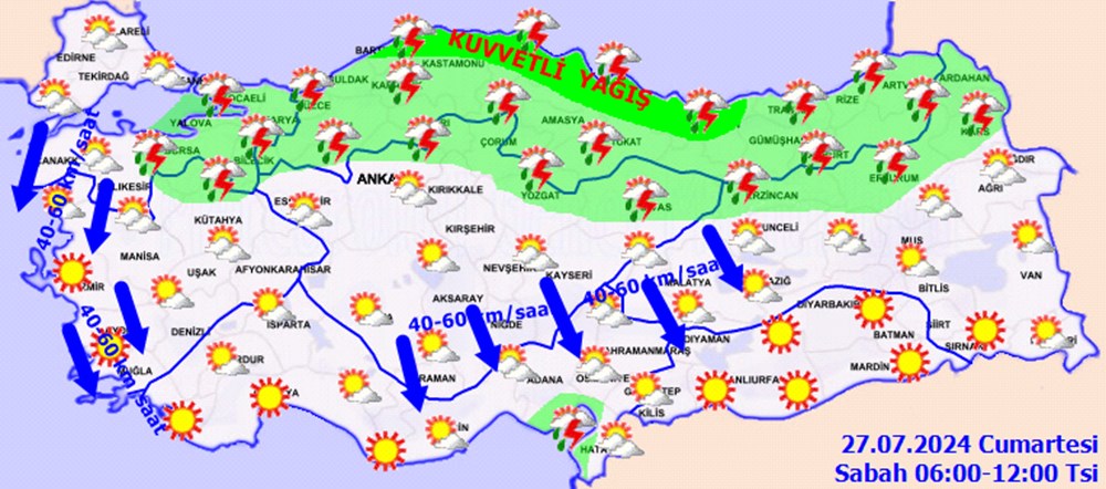 Meteoroloji'den 14 il için sarı ve turuncu kodlu uyarı: Sel ve su baskınlarına dikkat - 6