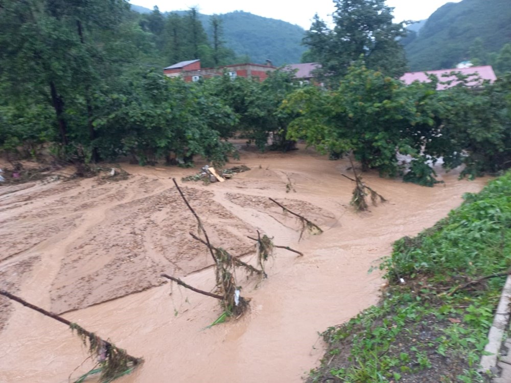 Giresun'da sel ve heyelan: Bir kişi kayıp - 5