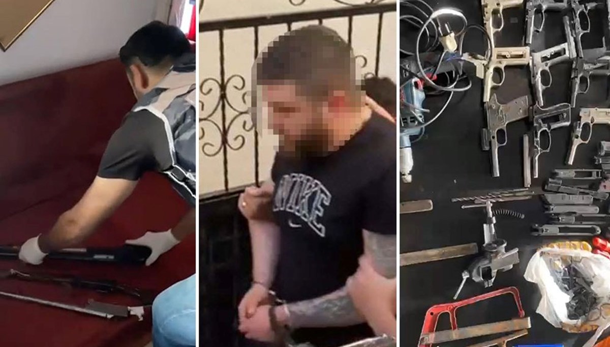 İzmir’de silah imalathanesine baskın: İki sevgili gözaltında İzmir’de silah imalathanesine baskın: İki sevgili gözaltında