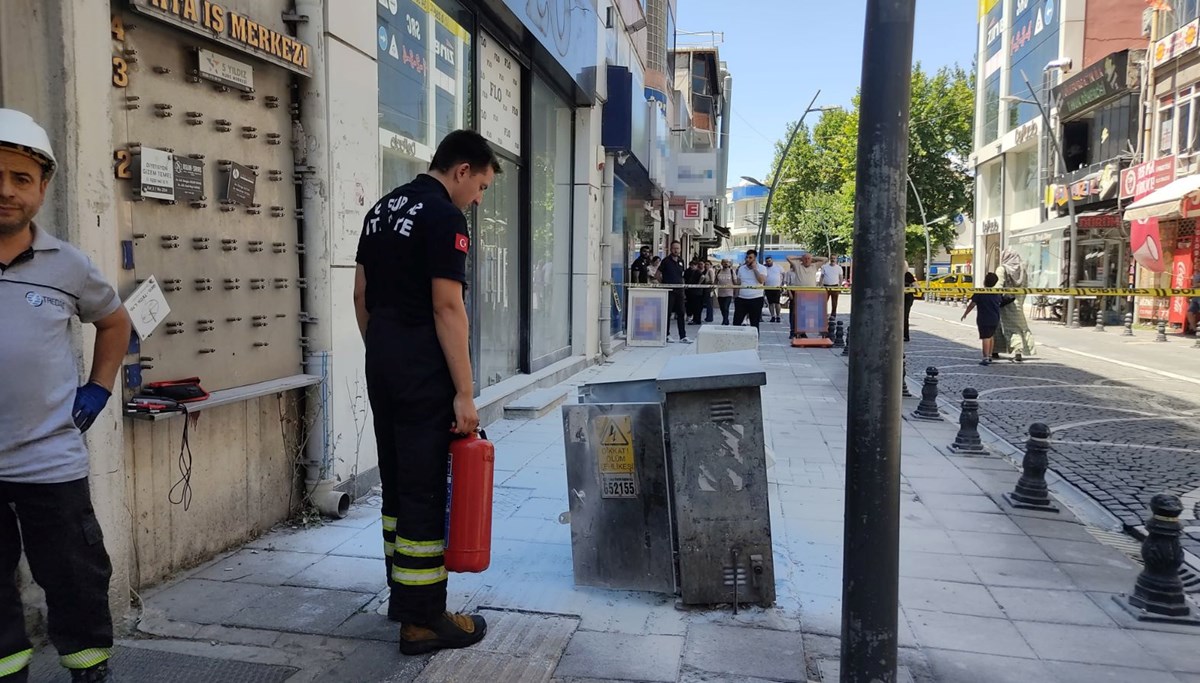 Elektrik panosunda korkutan patlama