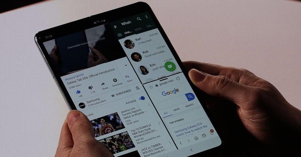 samsung fold, katlanabilir samsung,