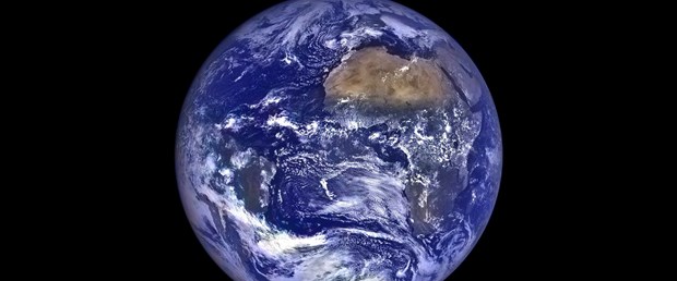 NASA, Dünyanın fotoğrafını Aydan çekti NASA, Dünyanın fotoğrafını Aydan çekti