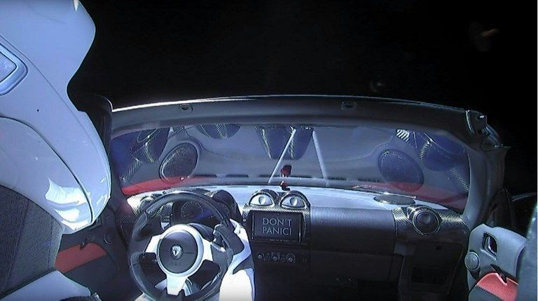 Bildergebnis für falcon heavy tesla