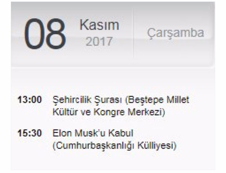 15:30'DA KÜLLİYE'DE OLACAK