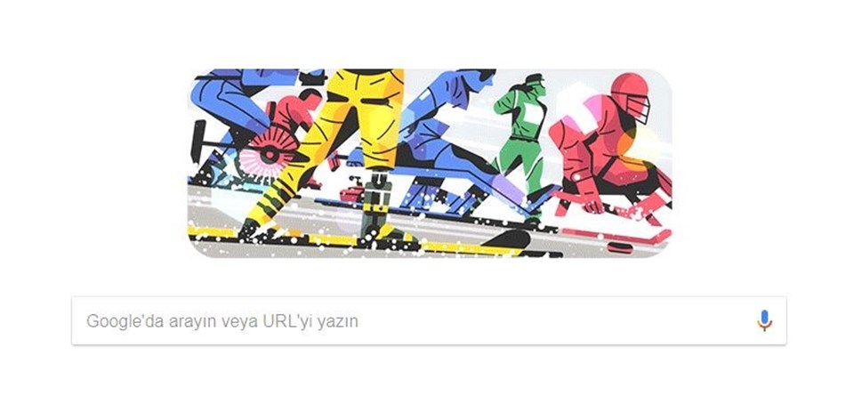 Google, Paralimpik Olimpiyatlarını Doodle yaptı.