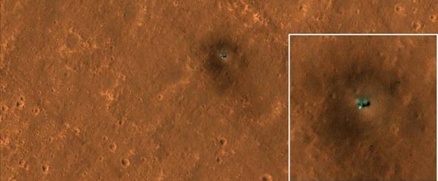 NASA Mars'taki araçlarını uzaydan görüntüledi