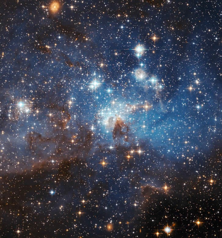 Hubble'dan masal gibi goruntuler