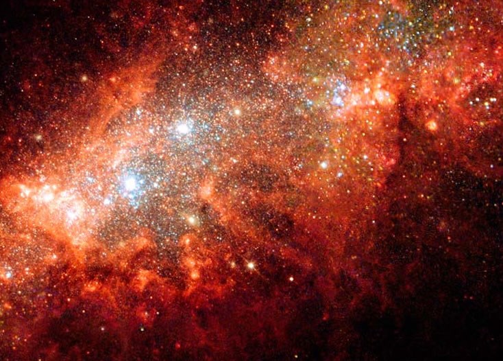 Hubble'dan masal gibi goruntuler