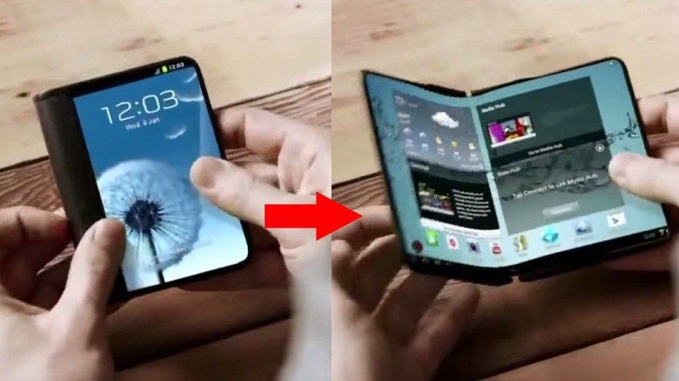 Samsung, katlanabilir telefon