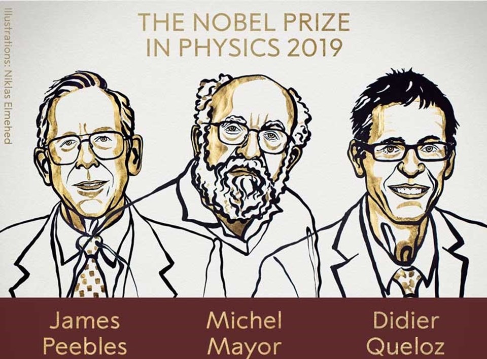 Nobel Fizik Ödülü'nü alan araştırmacılar.