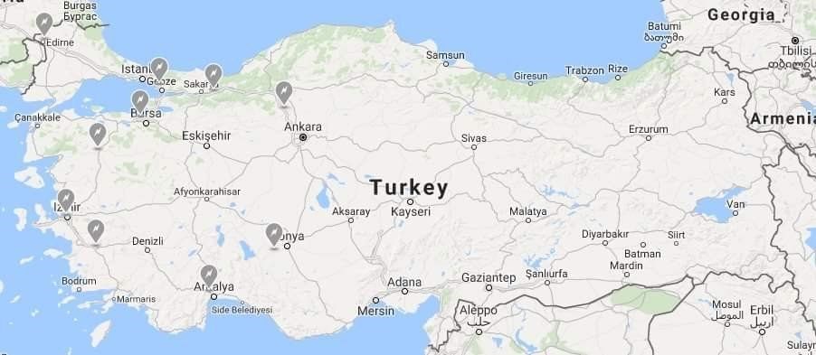 TESLA ŞARJ İSTASYONLARI NEREDE OLACAK?