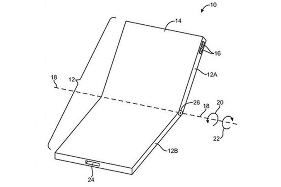 Apple'ın geçtğimiz dönemde basına sızan patent görseli