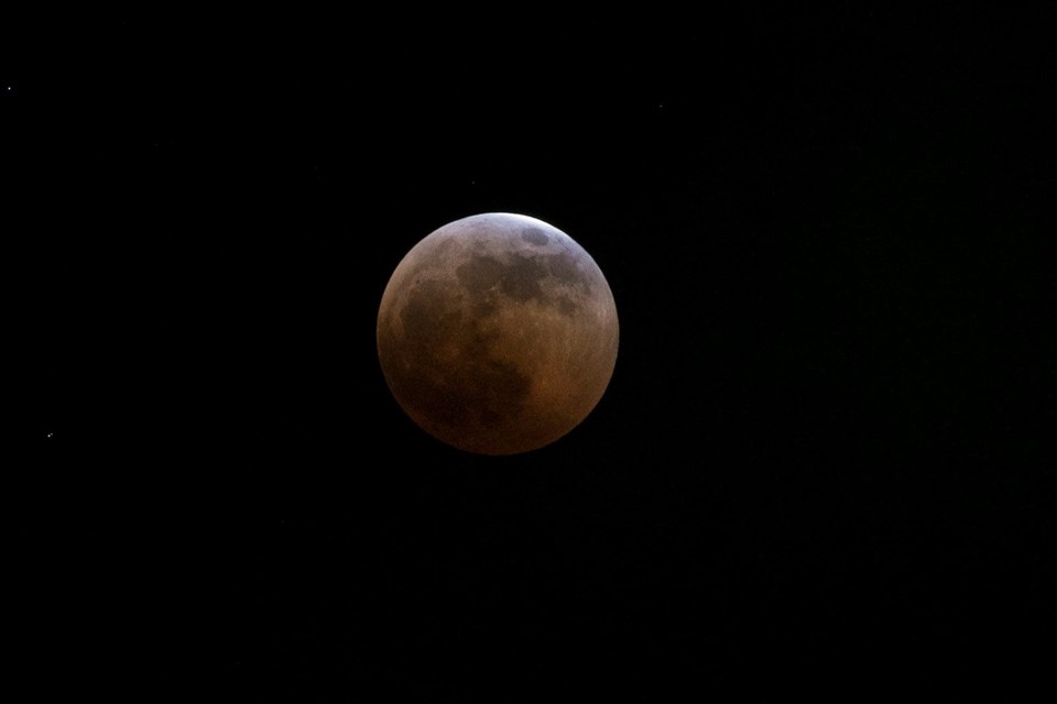 Kanlı Ay Tutulması, dolunay