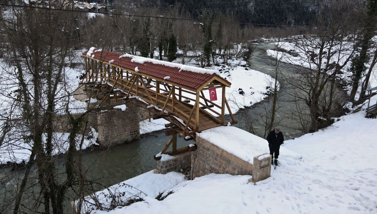 Sel yıkıp geçmişti: Aktaş Köprüsü yeniden inşa edildi