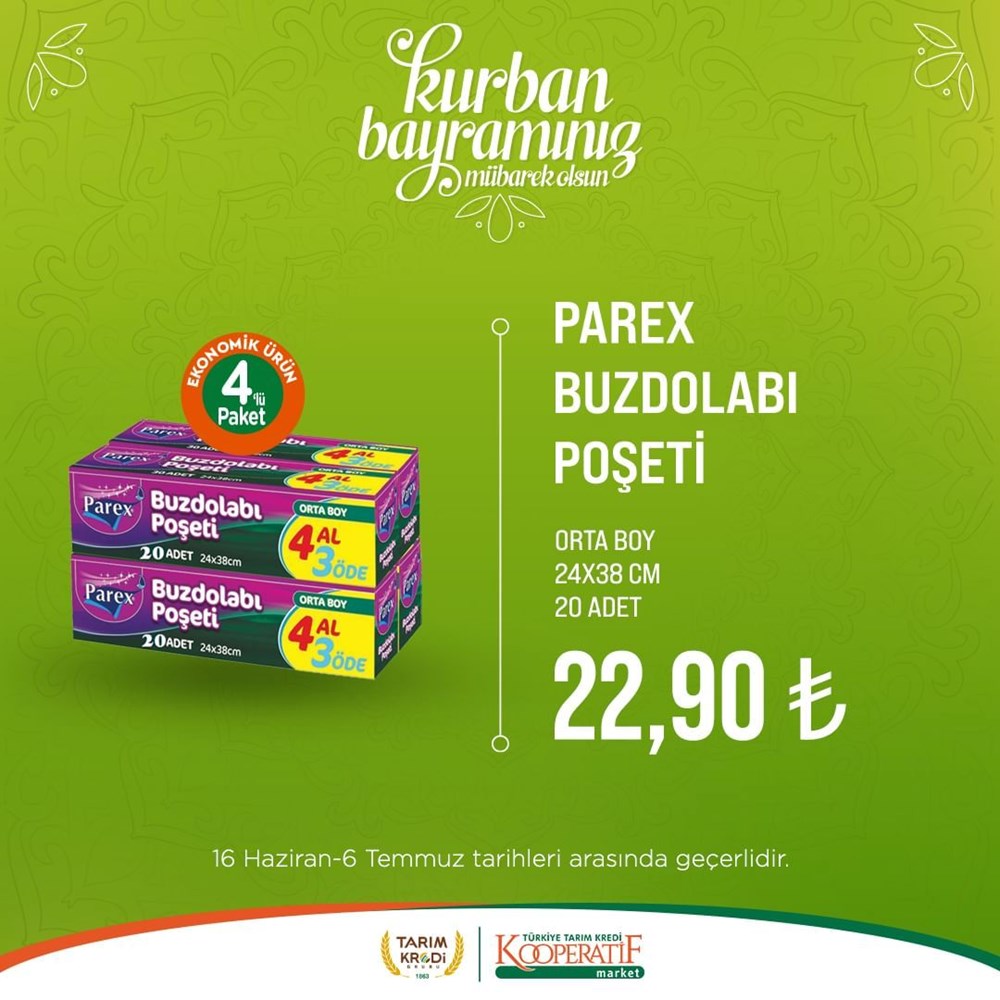 Tarım Kredi Kooperatif Market yeni indirimli ürünler listesi (18 Haziran-6 Temmuz 2023 Tarım Kredi Market indirimleri) - 12