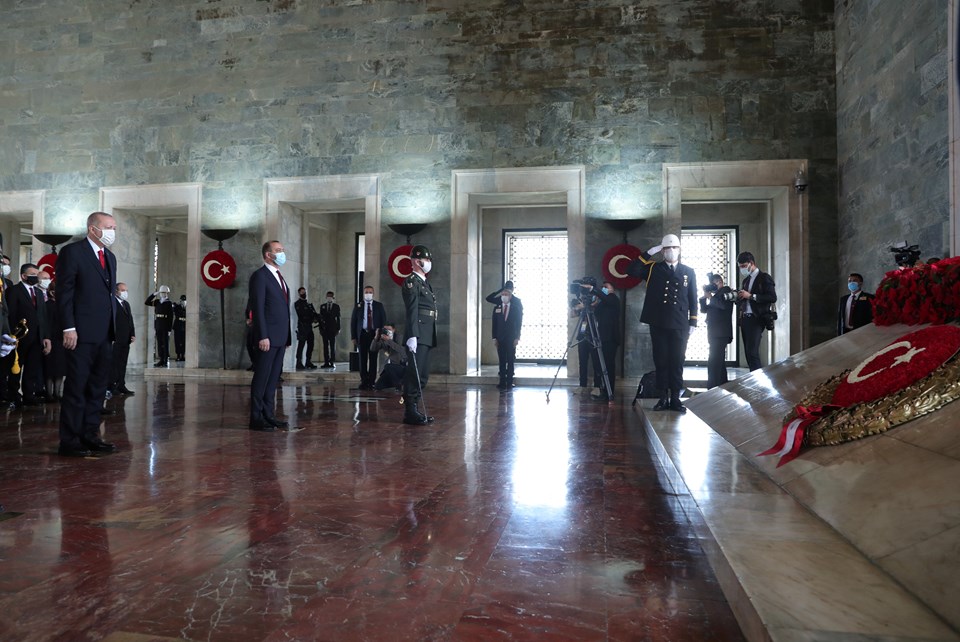 Anıtkabir'de 29 Ekim Cumhuriyet Bayramı töreni - 2