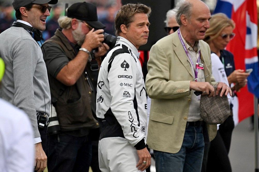 Brad Pitt'in Formula 1 filminin çekimleri grev nedeniyle durdu - 8