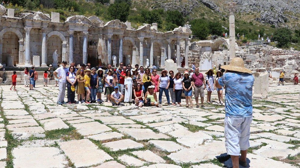 'Aşkların şehri' Sagalassos'u 42 binden fazla kişi ziyaret etti - 6