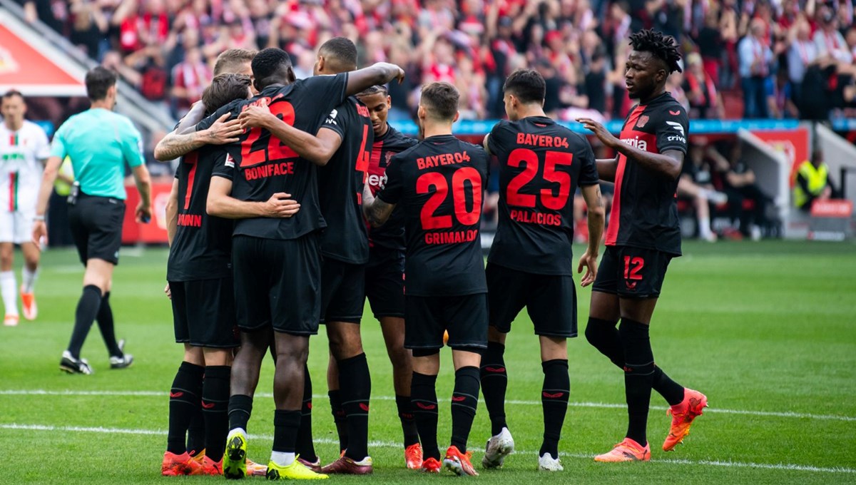 Bundesliga tarihinde ilk: Bayer Leverkusen namağlup şampiyon!