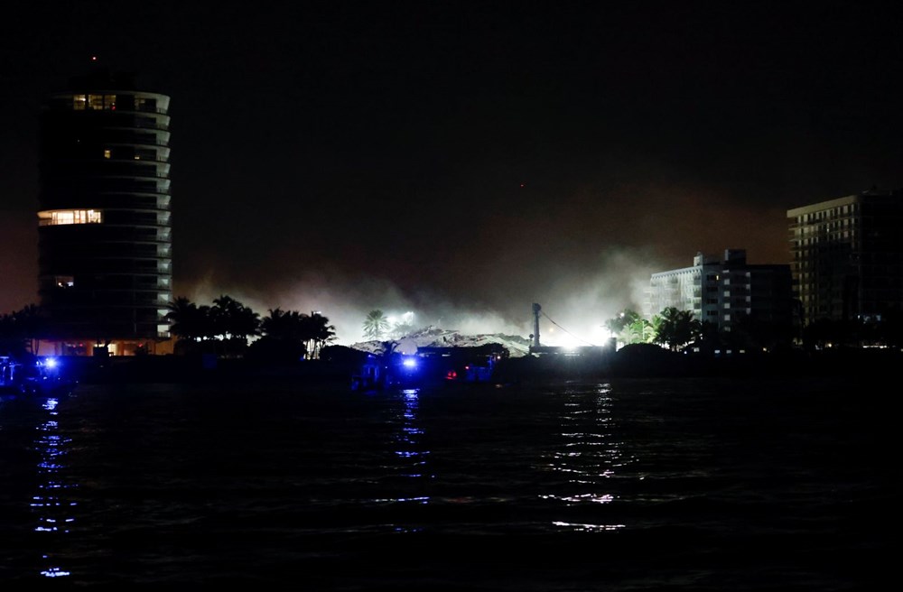 The rest of the collapsed building in Miami was demolished - 9