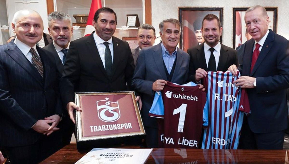 Trabzonspor'dan Cumhurbaşkanı Erdoğan'a teşekkür Trabzonspor'dan Cumhurbaşkanı Erdoğan'a teşekkür