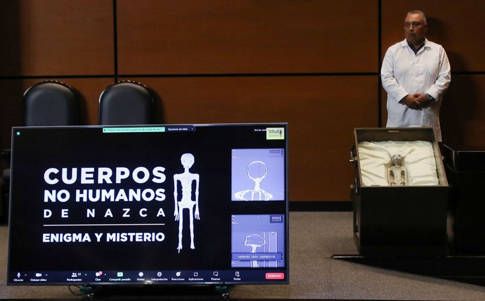 'Uzaylı fosilleri' Meksika parlamentosunda - 9