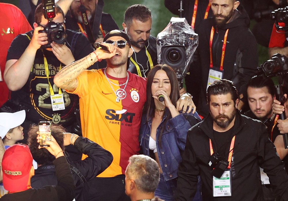 Beklenen buluşma gerçekleşti: Icardi - Simge düeti geceye damga vurdu - 4