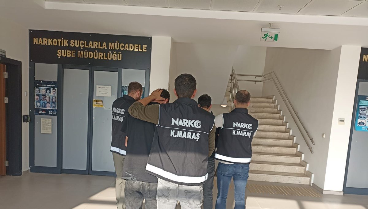 Kahramanmaraş'ta uyuşturucu operasyonu: 3 tutuklama