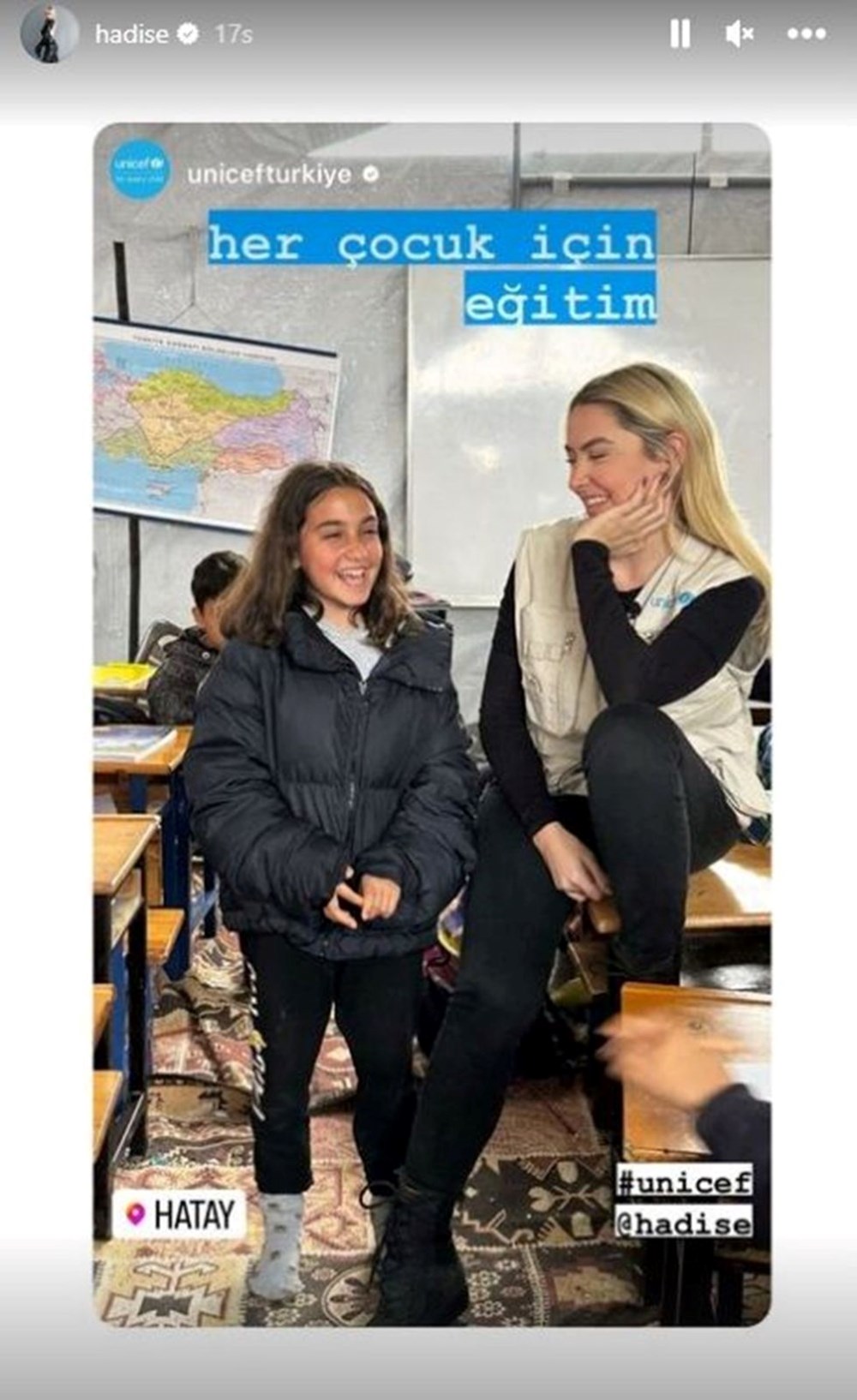 Dilan Çiçek Deniz depremzede çocuklarla buluştu - 4