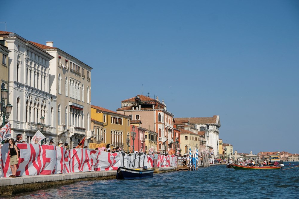 Venedik'te "turist istemiyoruz" protestosu - 3