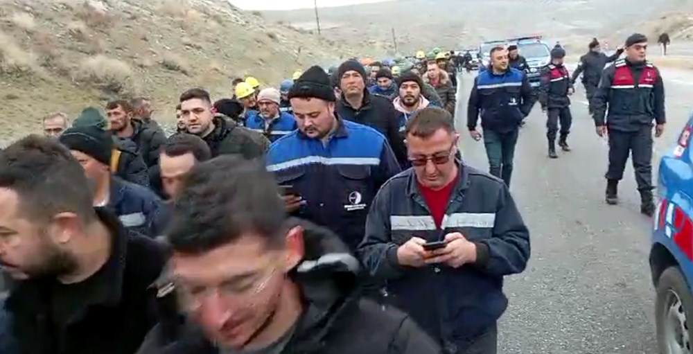 Eylem yapan madencilerden yürüyüş - 2