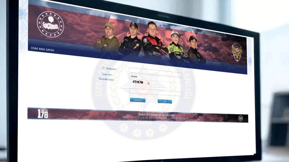 ÖGG sınav sonucu sorgulama ekranı: Özel Güvenlik 114. Temel Eğitim ve 90. Yenileme Eğitimi sınav sonuçları nasıl sorgulanır? - 1