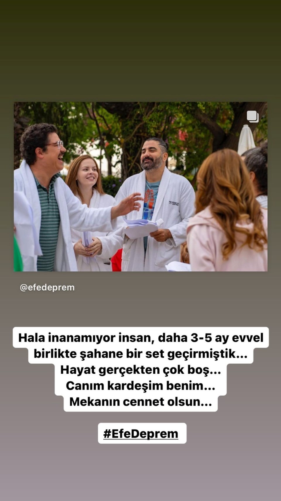 fe Deprem motosiklet kazasında hayatını kaybetti 2 Seksenler dizisinin yıldızı Efe Deprem motosiklet kazasında hayatını kaybetti - 2