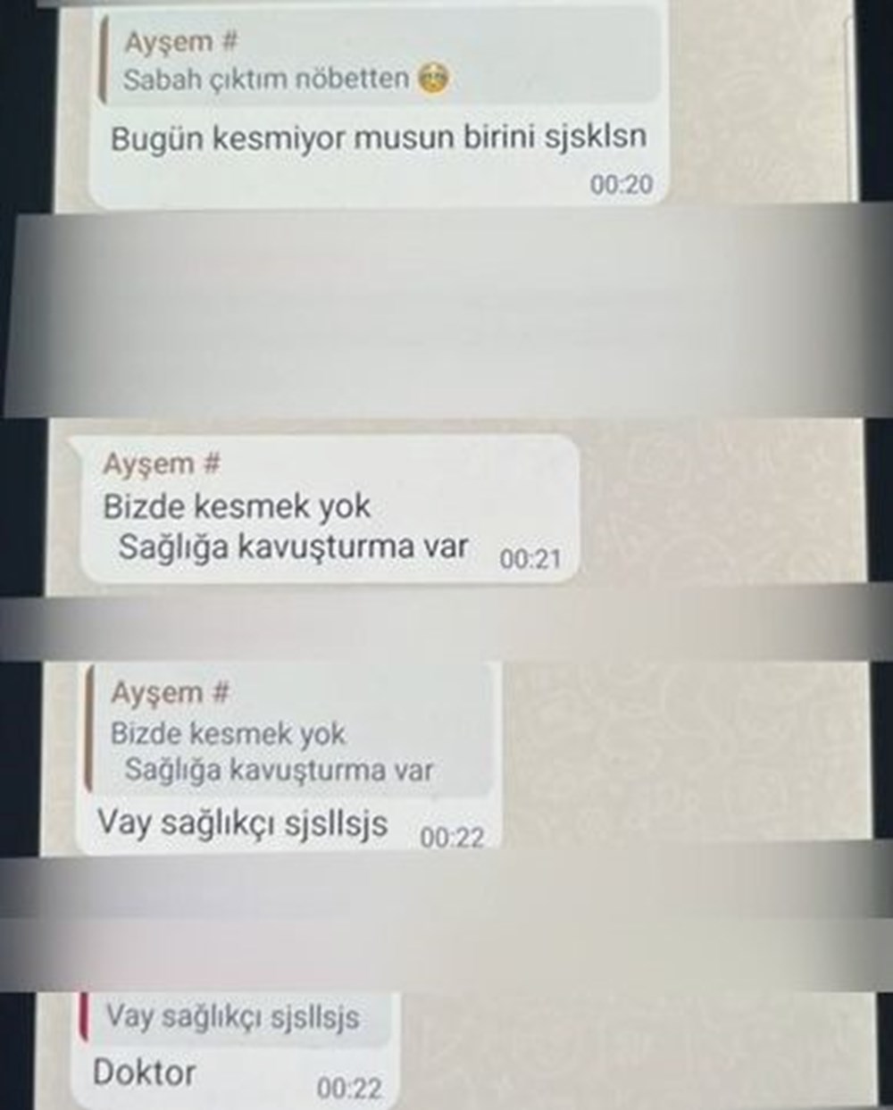 Sahte doktor Ayşe Özkiraz'ın ses kaydı ve yazışmaları ortaya çıktı: 70. hastama bakıyorum - 2