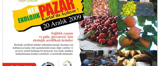% 100 Ekolojik Pazar Kartal'da