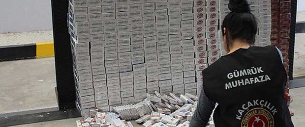 266 milyon paket kaçak sigara yakalandı
