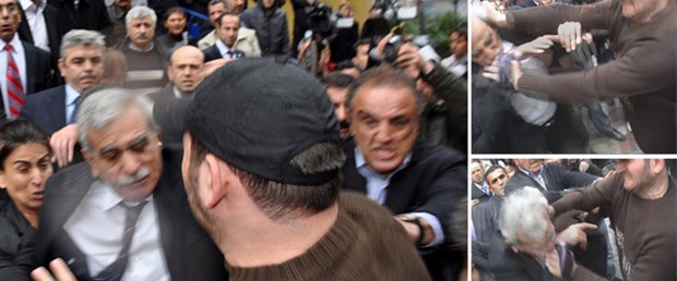 Ahmet Türk'e yumruk görevden etti
