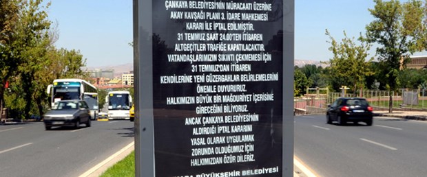 Akay Kavşağı kapanmayacak