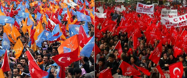 AKP ve CHP'den aynı yerde, aynı gün miting