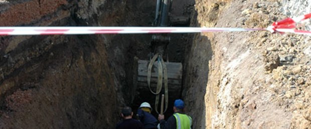 Alt geçit inşaatında toprak kaydı: 2 ölü