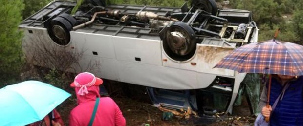 Antalya'nın Akseki ilçesinde, Japon turistleri...