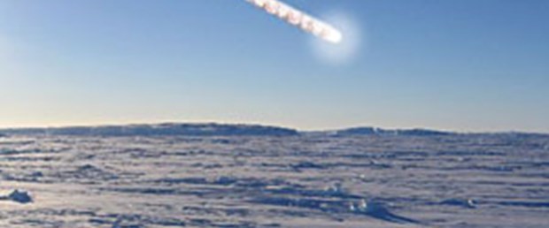 Antarktika üzerinde göktaşı patlamış olabilir